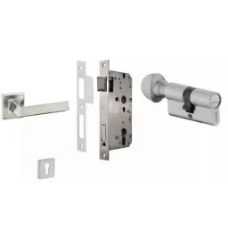 Dorset ML Series Fabio 70mm Stainless Steel Door Handle Lock Set with Coin &a; Knob (Pack of 3)-picture-30