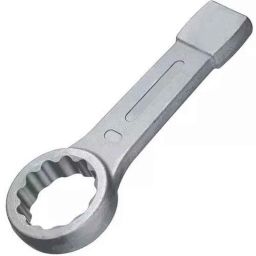 De Neers 80mm Stainless Steel Silver Antimagnetic Slogging Ring Spanner-picture-39