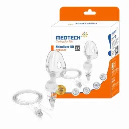 Medtech Plastic Complete Nebulization Kit with Air Tube, Advanced Two Part Medicine Bottle &a; Mask for Adults-image-26