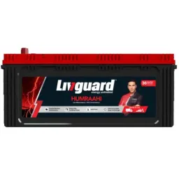 Livguard Humraahi 130Ah 12V C20 Black &a; Red Right Layout Battery with 18+18 Months Warranty for Buses &a; Trucks, LGLN FF 130 R-14