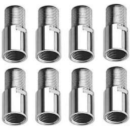 Neelkund 2.5 inch Stainless Steel Silver Extension Nipple (Pack of 8)-image-31