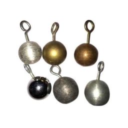 ELECOPTO 6 Pcs 25mm Metal Spherical Pendulum Bob Set with Hook-33