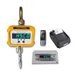 Hsco 5000kg  Steel Electronic Crane Weighing Scale With Remote Display and Printer, CRHRDP5K-picture-41