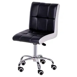 Da Urban Cadbury Black &a; White Height Adjustable &a; Revolving Bar Stool Chair with Wheels-picture-40