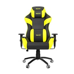 Rekart PU Leather Yellow &a; Black Multi Functional Ergonomic Wing Back Gaming Chair with Lumbar Support &a; Adjustable Back Rest, RGC+3-image-8