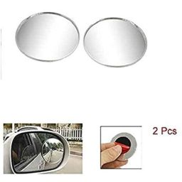 Meenu Arts 2 Pcs Car Blind Spot Mirror for Maruti Suzuki WagonR-36
