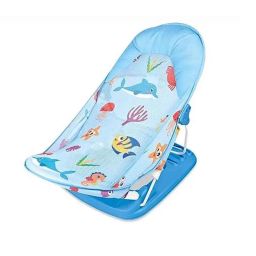 Safe-O-Kid 56cm Green Plastic Baby Bather with Silicone Mesh for New Born to Infants, SOK9BATH03-image-34