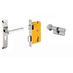Dorset HL Series Art 70mm Stainless Steel Patina Finish Door Handle Lock Set with Coin &a; Knob (Pack of 2)-image-62