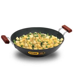 Hawkins Futura 5 Litre 33cm Hard Anodized Flat Bottom Deep Fry Pan, AD 50 (Pack of 5)-picture-29
