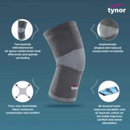 Tynor Comfeel Knee Cap Pair, Size: L image 3