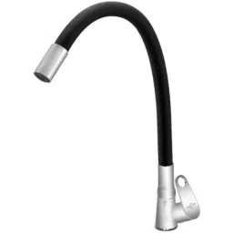 Neelkund Brass Black Chrome Finish Pillar Tap with 360 deg Swivel Spout for Kitchen &a; Wash Basin-picture-5