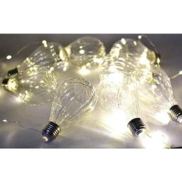 Tucasa 3m 8 Bulbs Yellow LED Copper Wire Big Bulb Shape Decorative String Light, DW-434-32