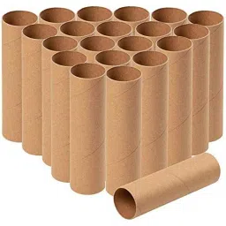 MM WILL CARE 3x3x8 inch Brown Paper Cardboard Tube, MMWILL21224 (Pack of 10)-image-96