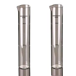 WKM 5ml Borosilicate Glass &a; Rubber Cap Test Tubes (Pack of 50)-16