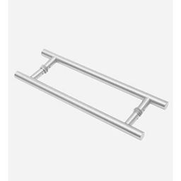 Voltizi 14 inch ‎Stainless Steel Matt Satin Finish H Type Round Pull Push Door Handle-picture-4