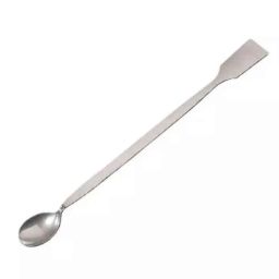 Rasayan 6 inch Stainless Steel One End Flat &a; One End Spoon Spatula, 40501 (Pack of 5)-30