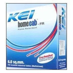 KEI 0.5 Sqmm 1 Core Homecab FR White Copper PVC Insulated Unsheathed Multistrand Flexible Cable, Length: 180 m-picture-35