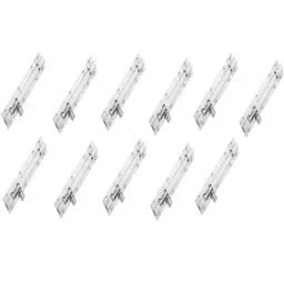 Senkiddpro 90mm Stainless Steel Chrome Finish Push to Close Tower Bolt (Pack of 11)-33