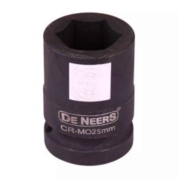 De Neers 25mm 1 inch Chrome Molybdenum Steel Hex Impact Socket, Size: 29mm-picture-18