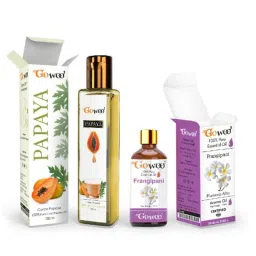 GoWoo 2 Pcs 10ml Natural Therapeutic Grade Cold Pressed Frangipani Aroma Oil &a; 100ml Papaya Seed Carrier Oil Set, GWOC558-P20+P181-picture-28