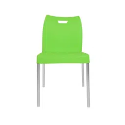 Diya Max Green Solid Back Plastic Chair without Arm-picture-10
