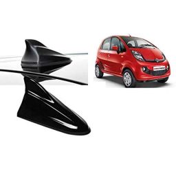 Auto Pearl ABS Black Universal Replacement Shark Fin Car Roof Antenna For Tata Nano Genx-14