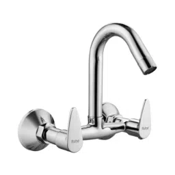 Ruhe Liva Brass Chrome Finish Sink Mixer with 12 inch Round Swivel Spout, 11-1014-picture-13