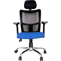 Rajpura Brio High Back Black &a; Blue Revolving Office Executive Chair, RSE201-Black &a; Blue-image-78