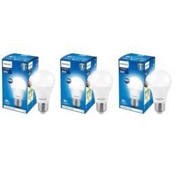 Philips Ace Saver 9W E27 6500K Crystal White LED Bulb (Pack of 3)-image-96