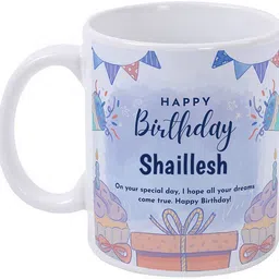 giftuation Happy Birthday Shaillesh / Gift for Birthday Ceramic Coffee Mug-picture-10