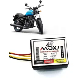 Auto Pearl 12V Black Front &a; Rear Flasher Indicator Light for Thunderbird 500-picture-31