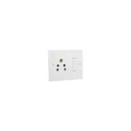 Anchor Penta Deluxe 6A Ivory 2 in 1 S.S. Combined Switch, 50494-picture-47
