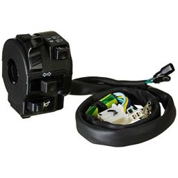 Uno Minda LHS Handle Bar Switch With 2 Coupler &a; 3 Bullet Terminal for Hero CD Deluxe &a; HF Deluxe &a; HF Deluxe Eco, SW-0685K-0