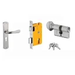 Dorset HL Series Lily 70mm Stainless Steel Patina Finish Door Handle Lock Set with Knob &a; Key (Pack of 2)-picture-26