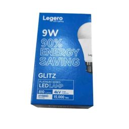 Legero Platinum Glitz 9W B22 Plastic White Round LED Lamp Bulb-image-36