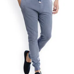 Basics Men Blue Track Pants-image-58