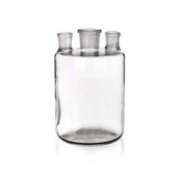 ABGIL 500ml Borosilicate Glass Three Neck Woulff Gas Bottle, Joint: B-19, ABG857-picture-26