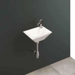 Uken Ceramic Wall Hung Premium Wash Basin For Bathroom/Hotel/Washroom White Color ( Without Stand) (24)-image-80