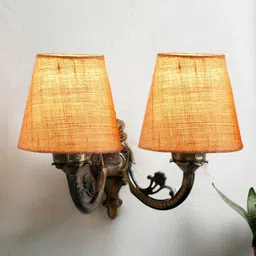 Devansh Beige Dual Antique Wall Lamp-image-51