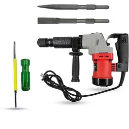 Hillgrove 1200W Demolition Hammer Concrete Breaker with 2 Bits &a; 2 in 1 Screwdriver, HGCM1393-59