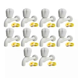 Fastgear PVC White Chrome Finish Bib Tap, FG2236 (Pack of 10)-image-67