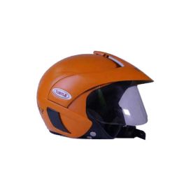 Turtle Medium Orange Armour Peak Motorbike Helmet, THC-1026-picture-35