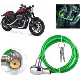 Auto Pearl PVC &a; Plastic Green Heavy Duty Cable Lock for Roadster, 077-picture-36