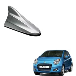 Auto Pearl ABS Silver Universal Replacement Shark Fin Car Roof Antenna For Maruti Suzuki AStar-image-8
