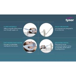 Tynor Cervical Traction Kit with Weight Bag, Size: Universal image 5