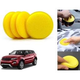 Auto Pearl Polyurethane Beige Washing &a; Waxing Polish Foam Sponge for Rover Evoque (Pack of 4)-picture-35
