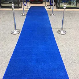 Blue Synthetic Carpet-image-3