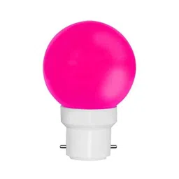 Fybros Nuit 0.5W Polycarbonate Pink Round LED Bulb, FLS5447A-27