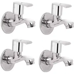 Neelkund Waterfall Brass Silver Chrome Finish Bib Tap (Pack of 4)-picture-14