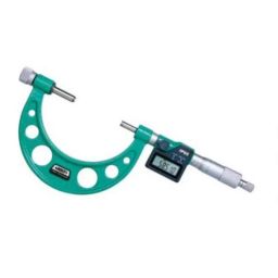 Insize Digital Outside Micrometer with Interchangeable Anvil, Range: 150-300 mm/6-12 inch, 3506-300A-99